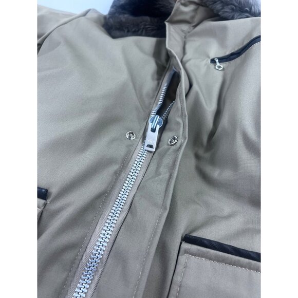 Vintage '80's Men's Browning Goose Down Coat Faux Fur Collar w/Hood Size 40 - Picture 8 of 16